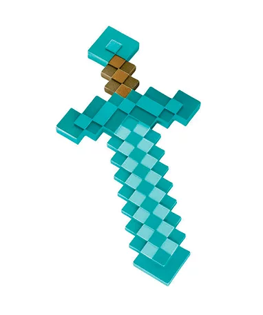 Minecraft sværd - Diamant sværd - 50cm