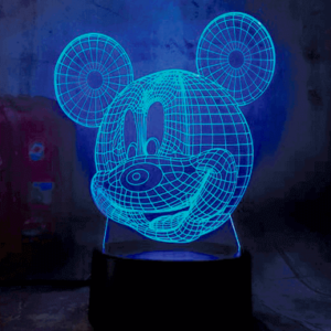 Mickey Mouse 3D lampe