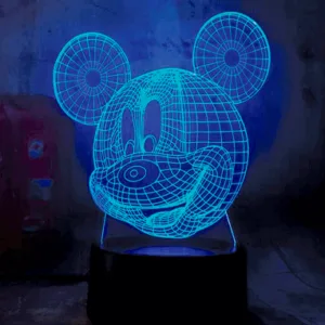 Mickey Mouse 3D lampa