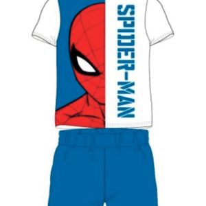 Blå spiderman pyjamas sæt til børn