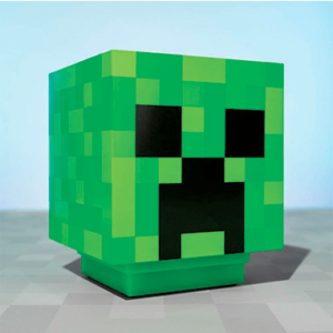 Minecraft creeper lampe - Firkantet - 11cm