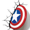 Captain America-sköld 3D LED-lampa - Marvel