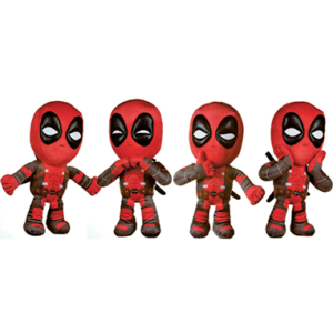 Deadpool bamser 23-30 cm - assorteret