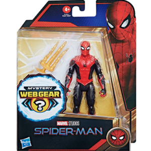 Spiderman 3 rød-sort dragt figur - No way home