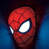 Spiderman-lampa - 3D LED-mask