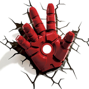 Iron Man Led 3D Hånd - lampe - Marvel