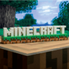 Minecraft logolampa - 41cm