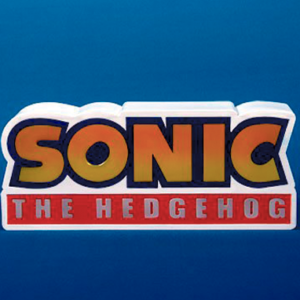 Sonich The hedgehog Led Logo lampe