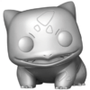 Silver Bulbasaur Funko pop figur 25cm