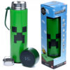 Minecraft Creeper termosflaska i rostfritt stål med termometer