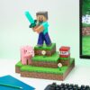 Minecraft Steve diorama-lampa