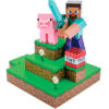 Minecraft Steve diorama-lampa