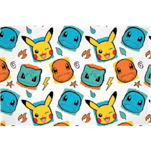 Pokemon filt - huvuden - 100x150cm