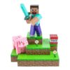 Minecraft Steve diorama-lampa