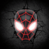 Spiderman LED-mask lampa - Miles Morales