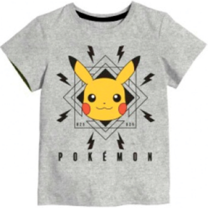 Grå Pikachu t-shirt - Pokemon