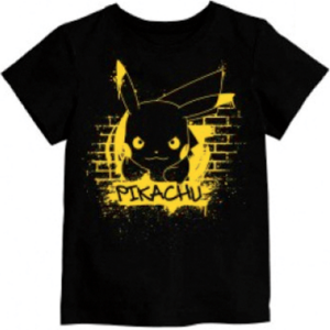 Pikachu sort t-shirt - Pokemon