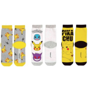 Pokemon Pikachu sokker - 3 pak