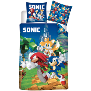 Sonic sengetøj - 3 karakter - 140x200cm