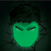 Hulk Huvud 3D LED lampa - Marvel