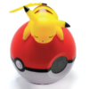 Pikachu väckarklocka med ljus - Pikachu på pokeboll