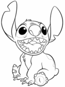 Glad Stitch målarbild