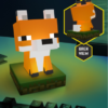 Minecraft Räv Figur & Lampa