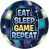 Fortnite Papperstallrikar - 8 st. - Eat, Sleep, Game, Repeat