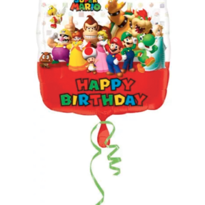 Super Mario Grattis på födelsedagen Ballong - 43cm