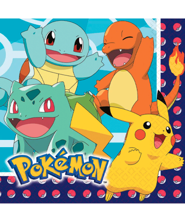 Pokémon servetter 16 st