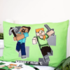Minecraft sängkläder - Grön & vit