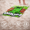 Minecraft Creeper Handduk - 70x140cm