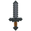 Minecraft sten plast svärd - 43 cm