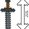 Minecraft sten plast svärd - 43 cm