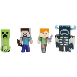 Minecraft metallfigurer - 4 st
