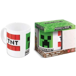 Minecraft TNT & Creeper Mugg i Porslin - 325ml
