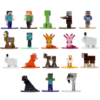 Minecraft 18 st metallfigurer paket - 4cm