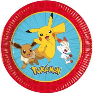 Pokémon papperstallrikar - Next generation - 8 st.