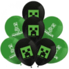 Minecraft Creeper ballonger - 8 st