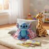 Stitch gosedjur med snuttefilt - 25cm