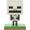 Minecraft skelett figur med ljus