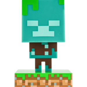 Minecraft Drowned Zombie figur med ljus