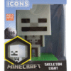 Minecraft skelett figur med ljus
