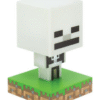 Minecraft skelett figur med ljus