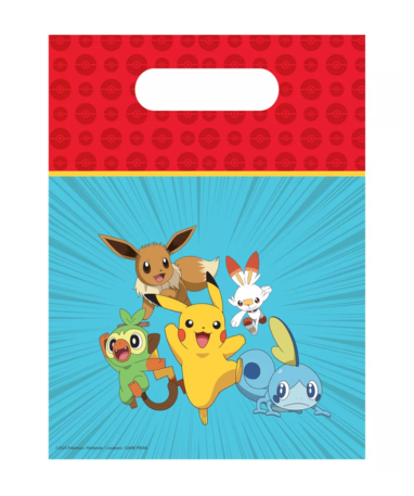 Pokémon godispåsar i plast 6 st